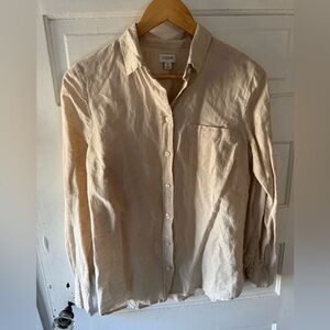 J. Crew Linen Blend Shirt